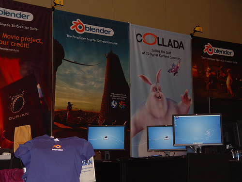 Animux used in Blender Booth