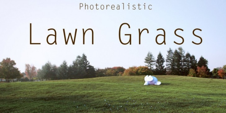 Realistic Lawn Grass