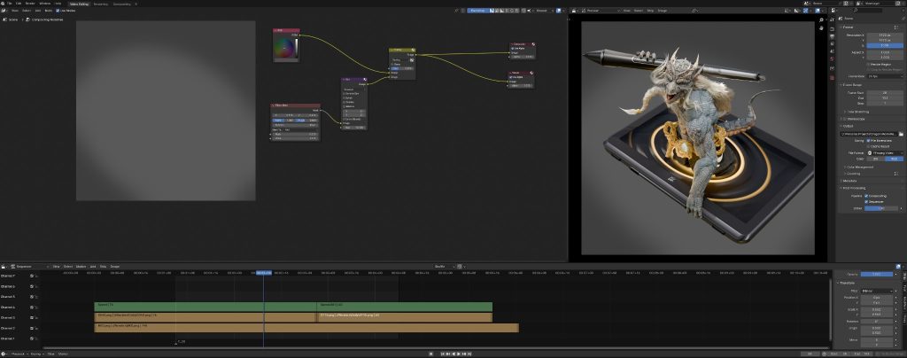 Figure 20: Compositing viewport.