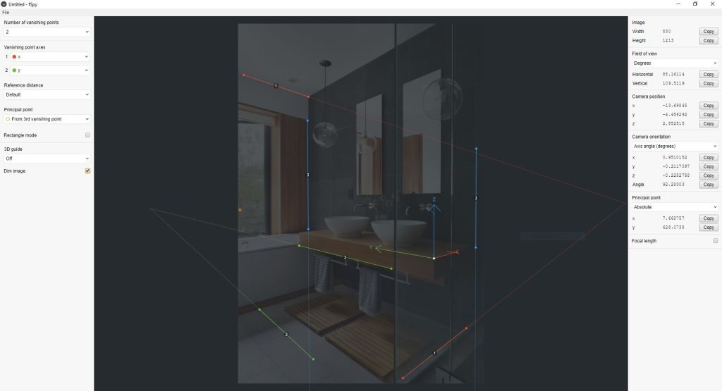 Preview of the fSpy tool in action