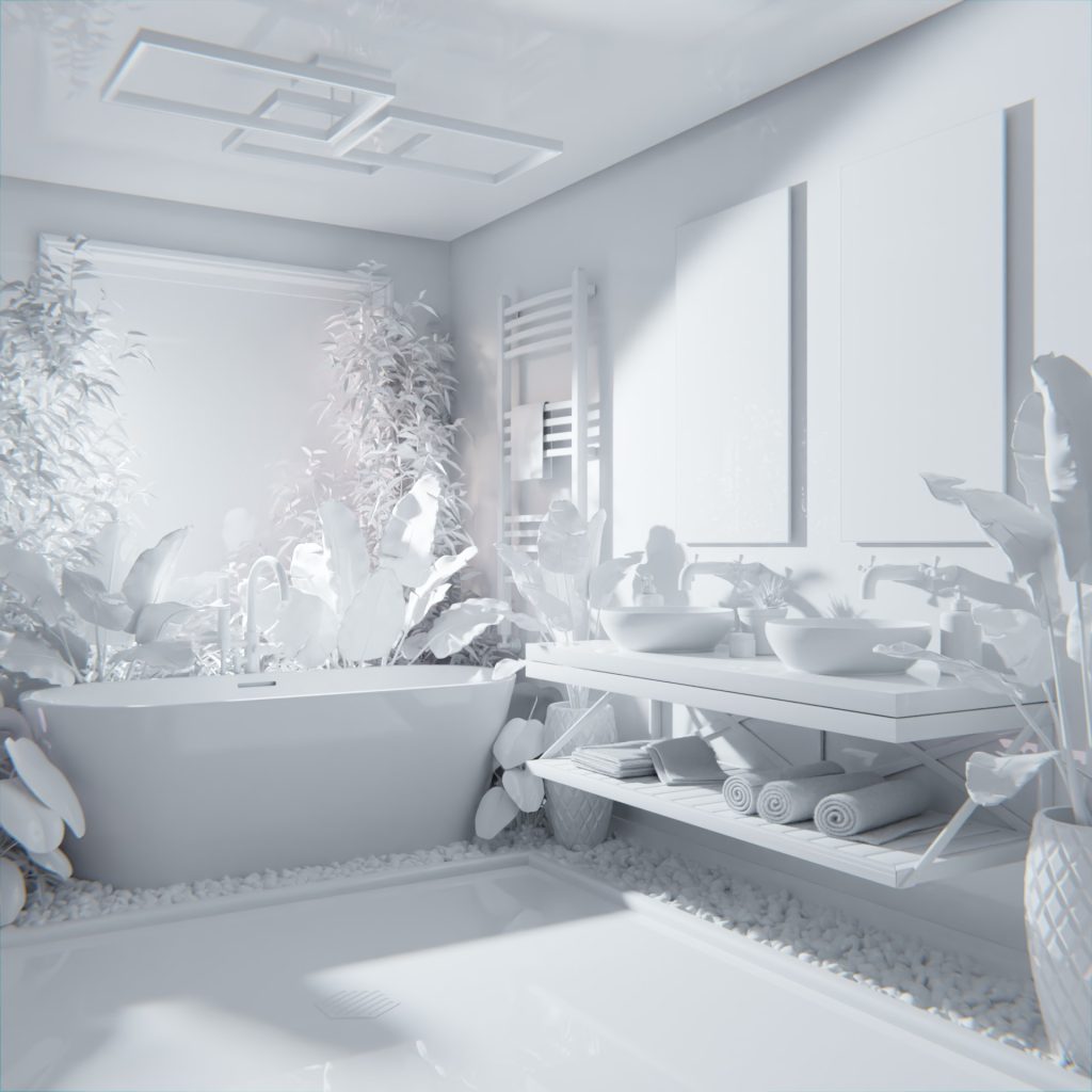 Clay render