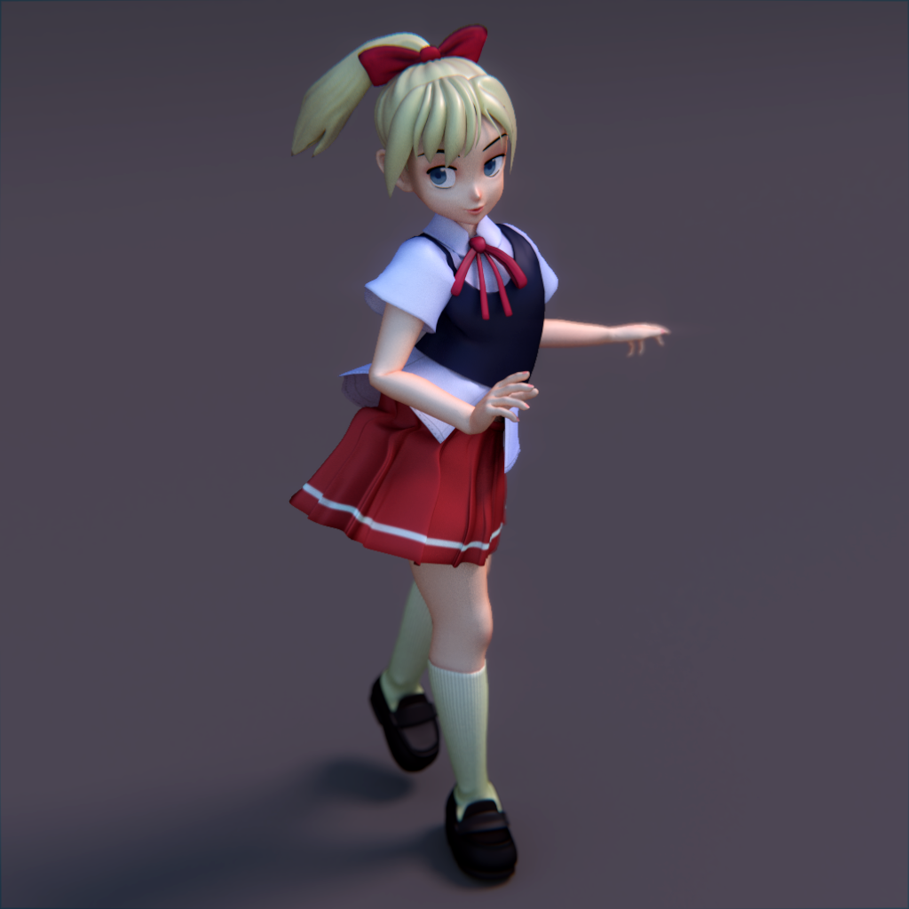  Model  Download  Figure Girl BlenderNation