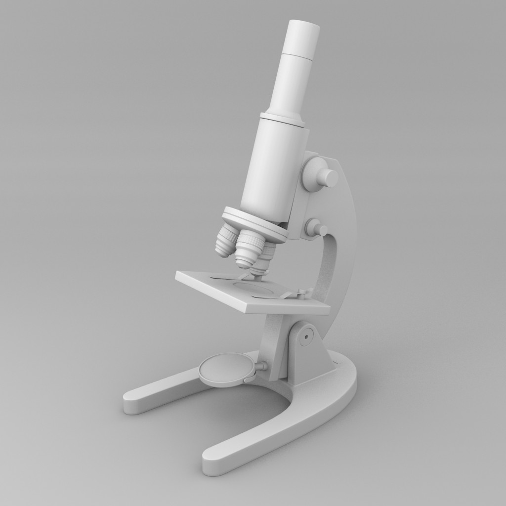 blender model download: microscope