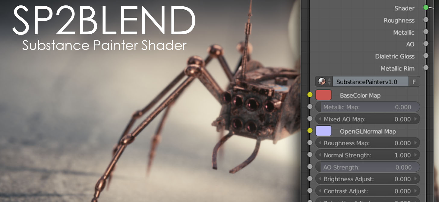 Blender Market] Substance Painter Shader now on BlenderMarket - BlenderNation