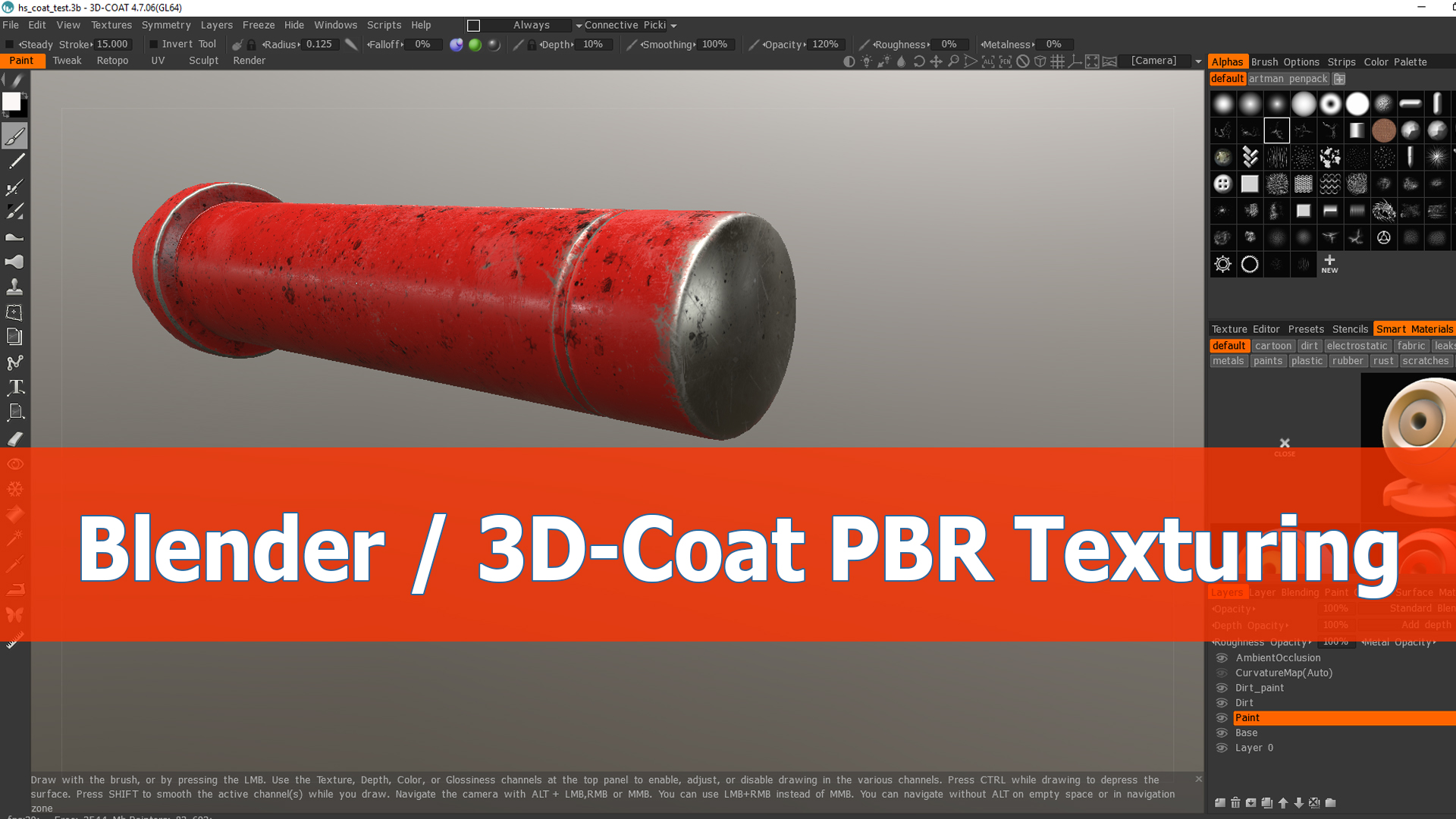 Blender and 3D-Coat workflow for PBR texturing BlenderNation
