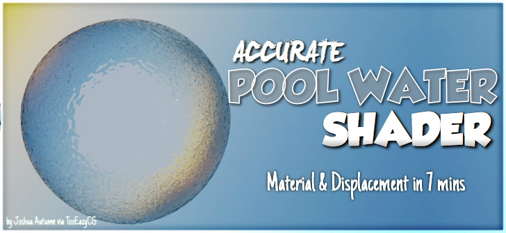Accurate Pool Material Set up (displacement & tutorial) BlenderNation