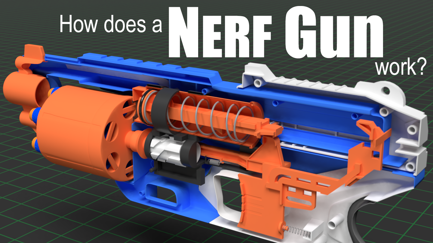 Herméticamente traicionar Red de comunicacion Video: How does a Nerf Gun work? - BlenderNation