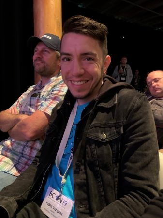 Blender's Pablo Vazquez and the tired BCon visitor