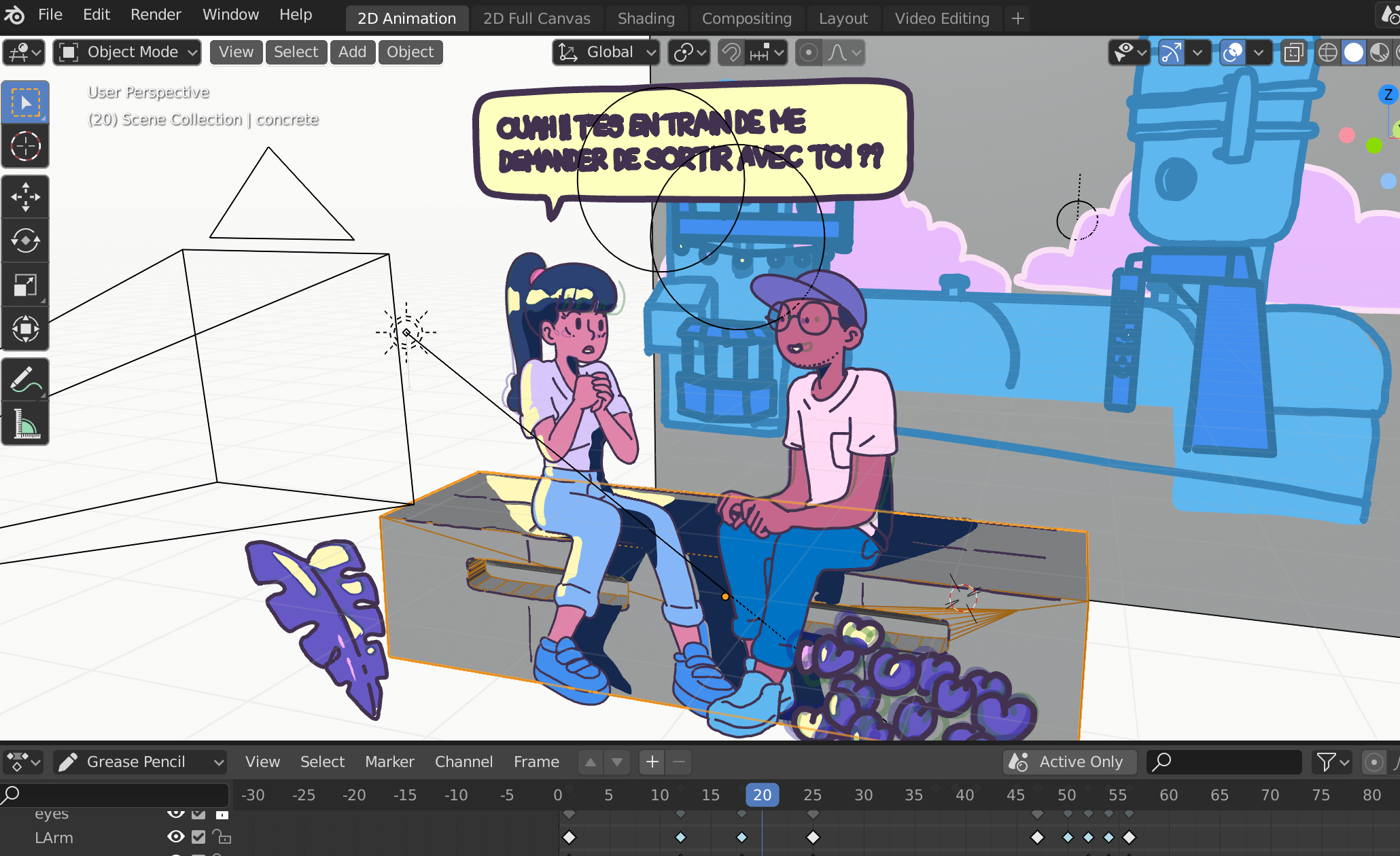 Behind the Scenes: Animated Comic with Grease Pencil - BlenderNation