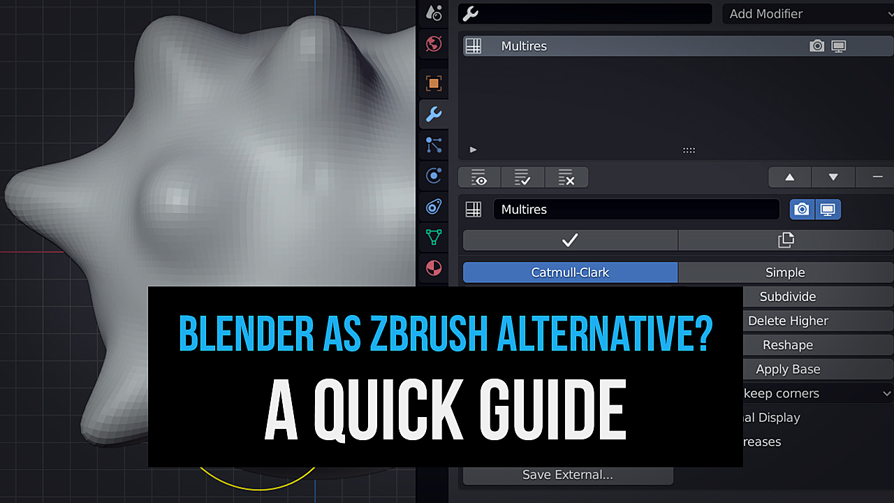 does zbrush work with blender