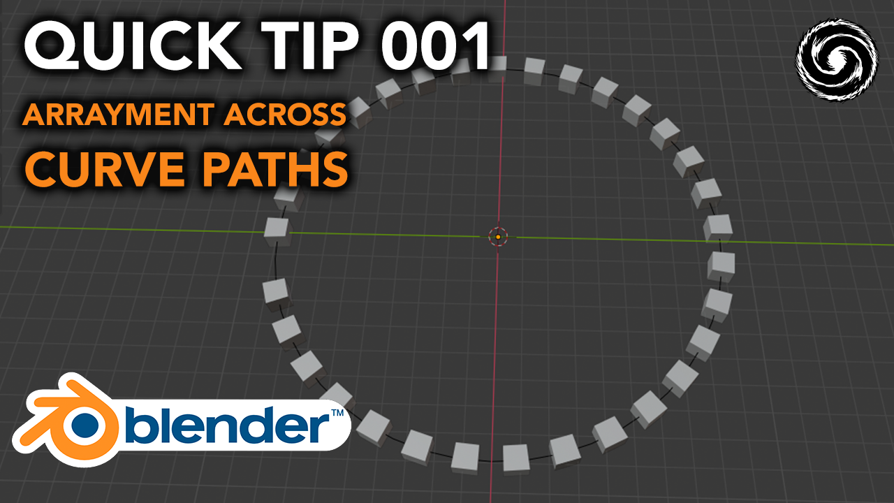 Quick Tips 001: Using Array Modifier Curve Paths [Blender Tutorial] - BlenderNation
