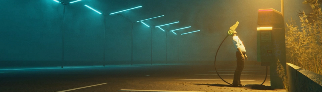 Simon Stålenhag's Parking Lot