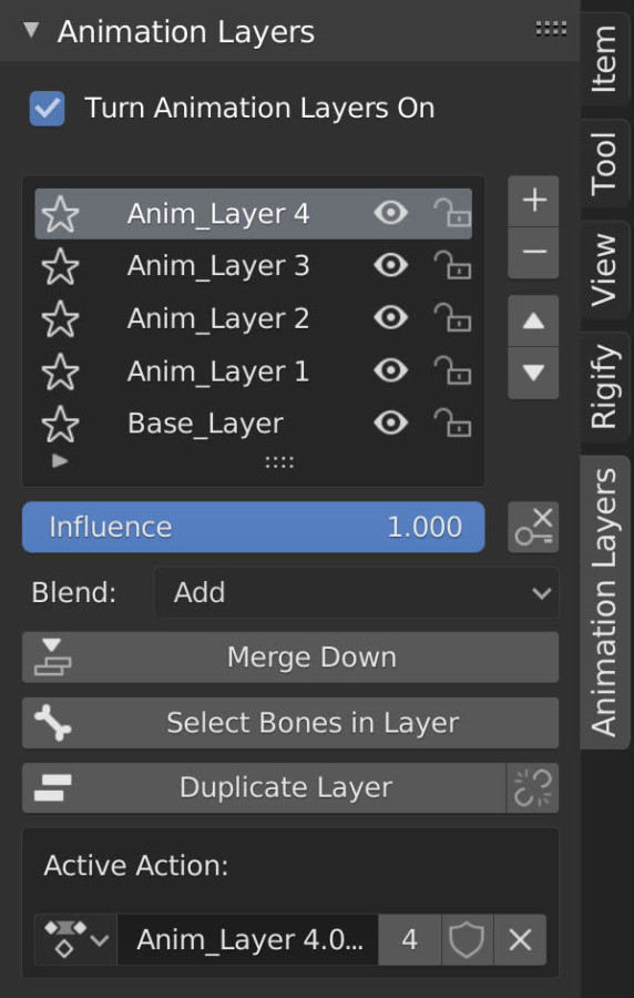 Animation Layers Addon V1.1 update [$] - BlenderNation