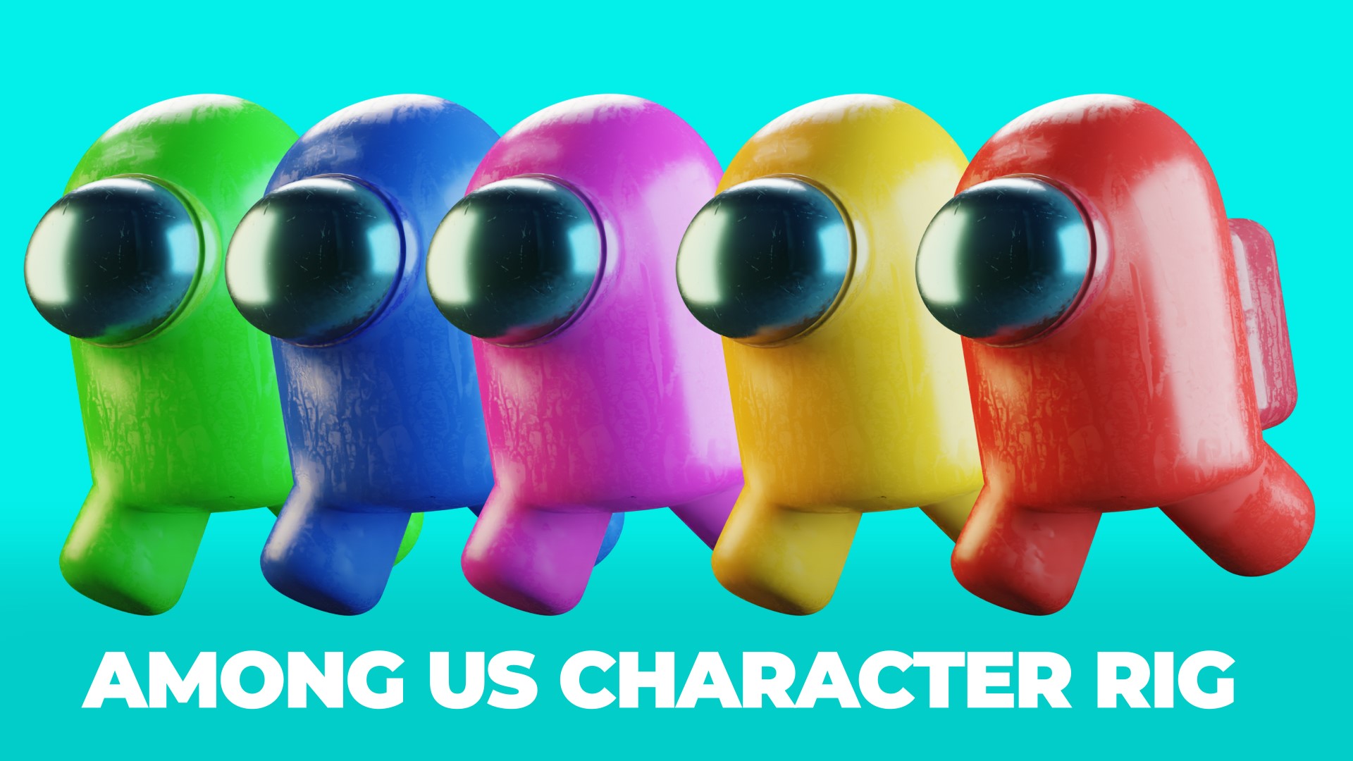 Among Us Character Rig Tutorial BlenderNation