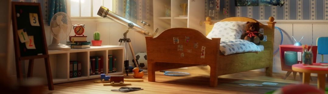 Stylized room