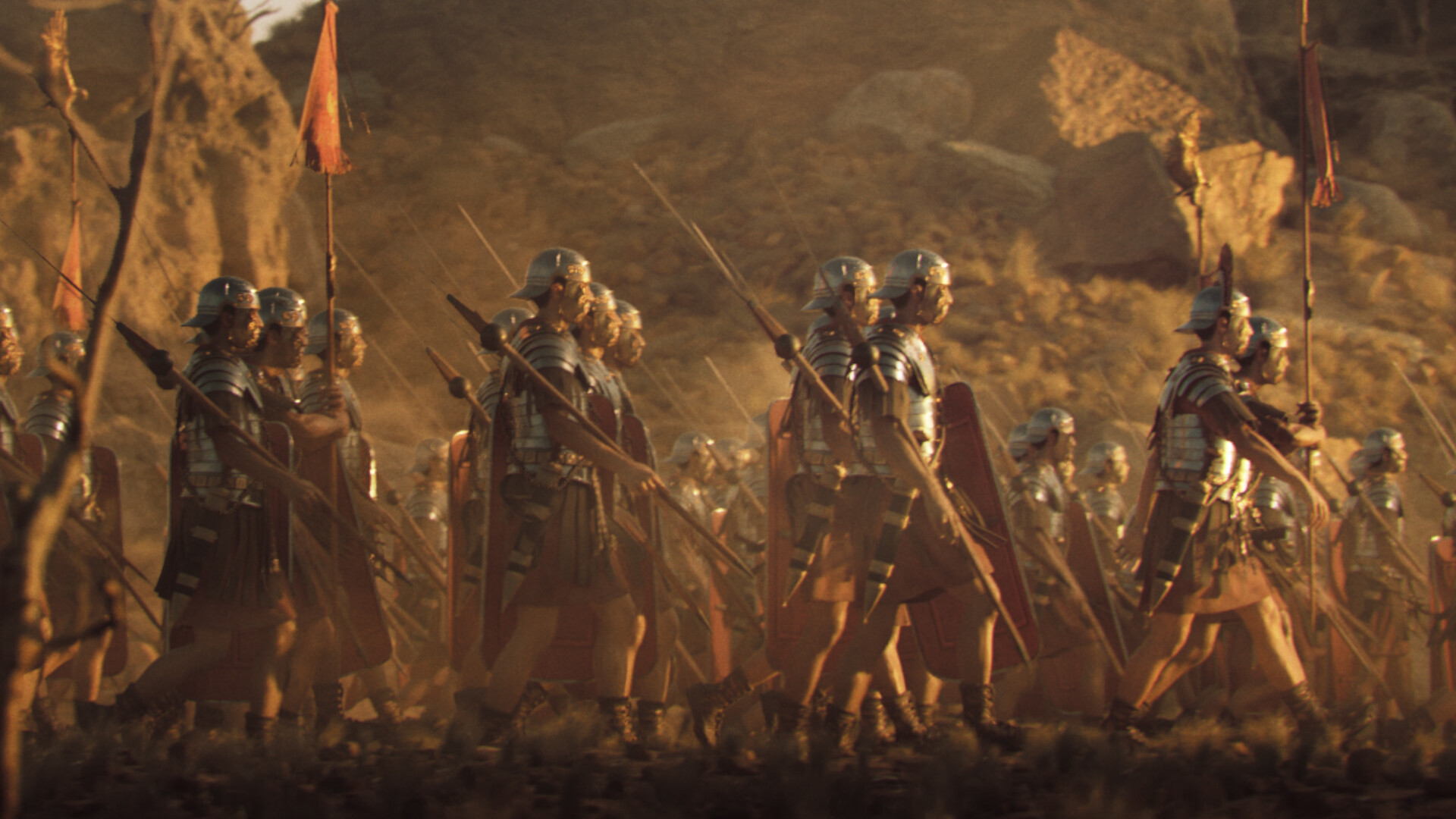 March of the Roman Legion - 3D Animation - BlenderNation