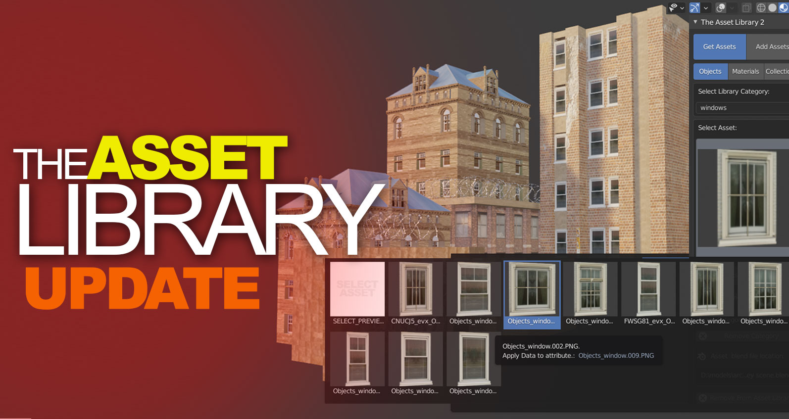 Asset library. Blender Asset Library. Assets Library. Asset Library catalogue.
