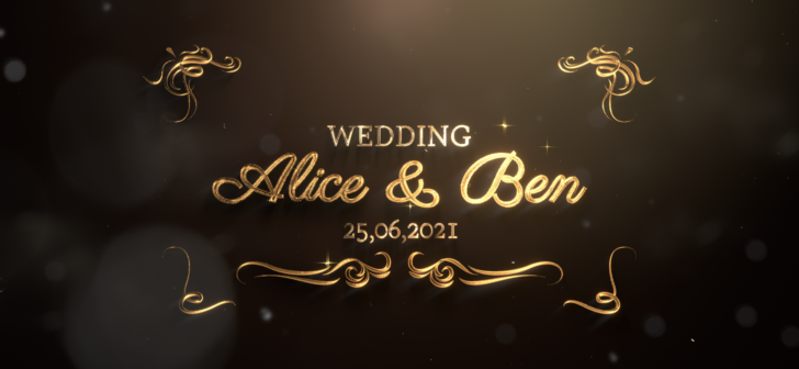 Blender Motion Graphics Animated Wedding Invitation BlenderNation
