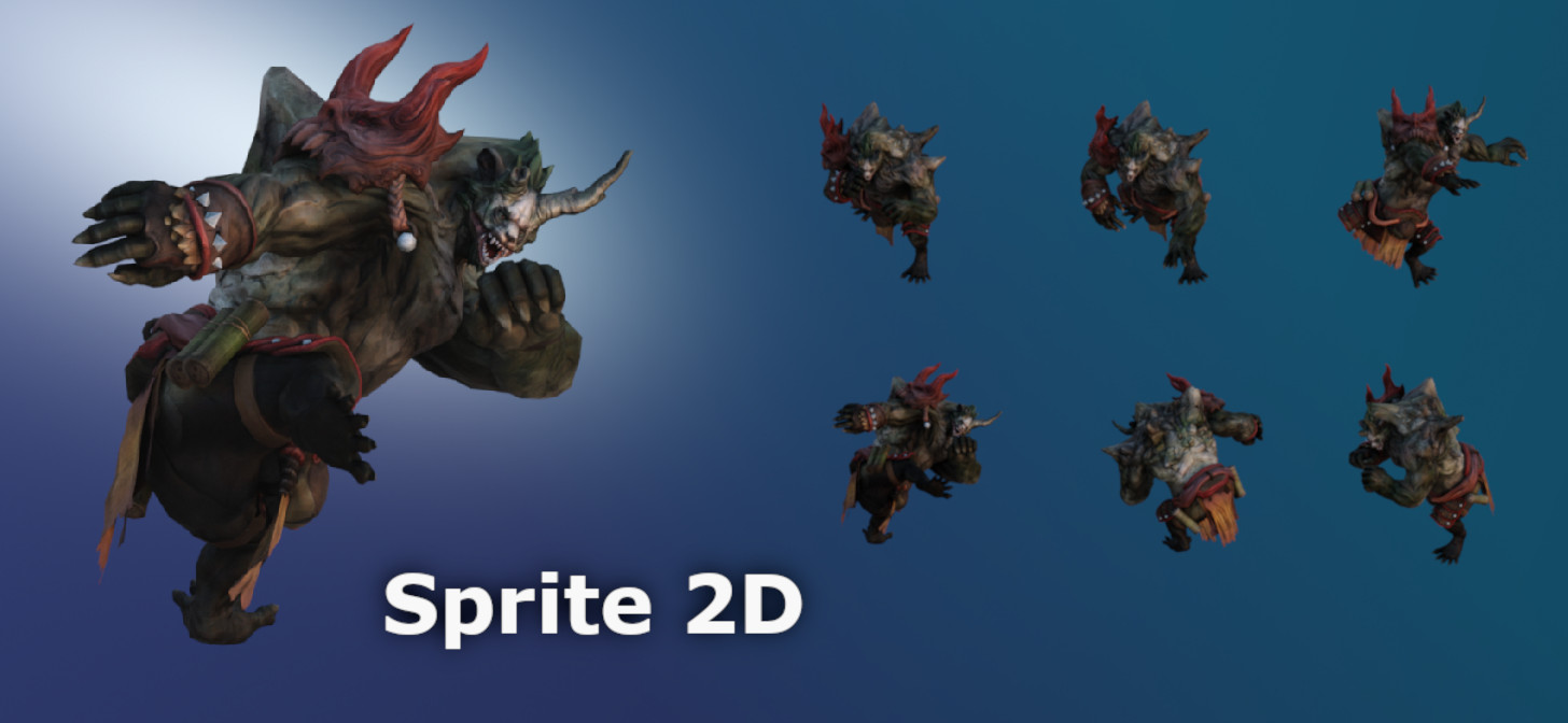 Generate sprites from 3D models with the Sprite 2D add-on [$] -  BlenderNation