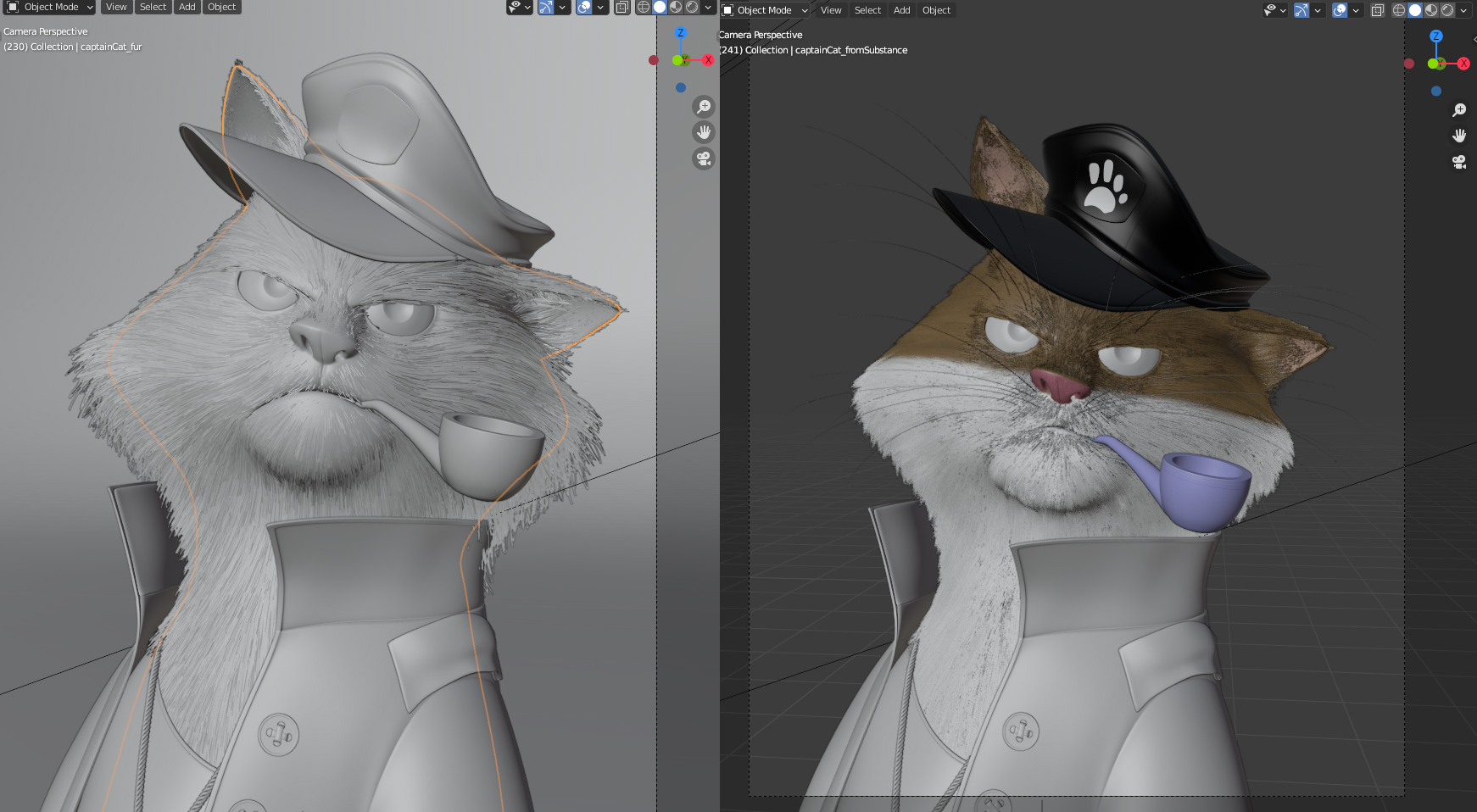 Behind the Scenes: Captain Whiskers - BlenderNation
