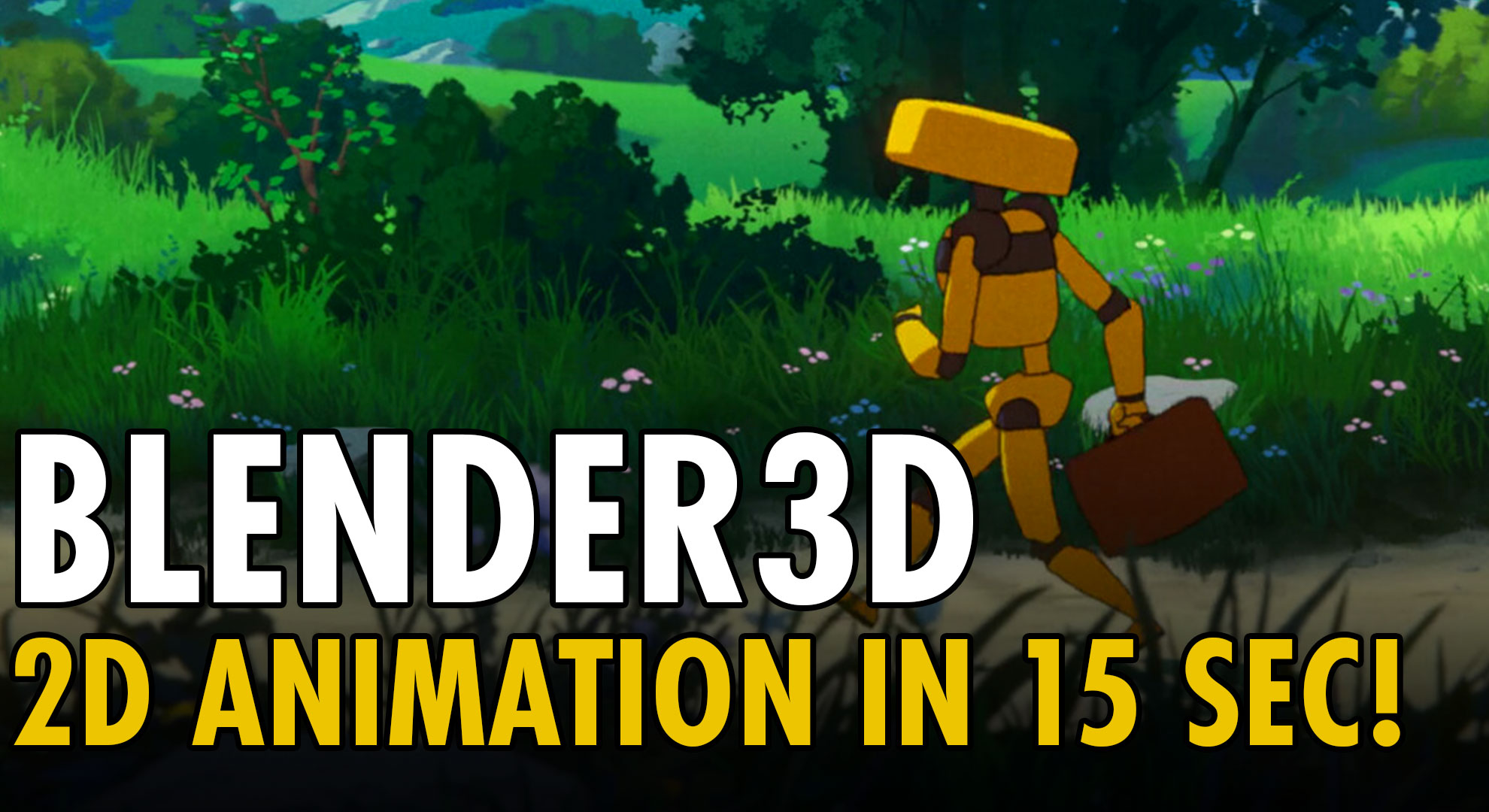 Probably the quickest tutorial for 2d animation in blender - BlenderNation