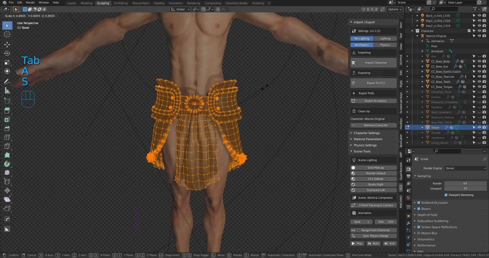 Quick & Easy Roundtrip Character Workflow with Blender Character