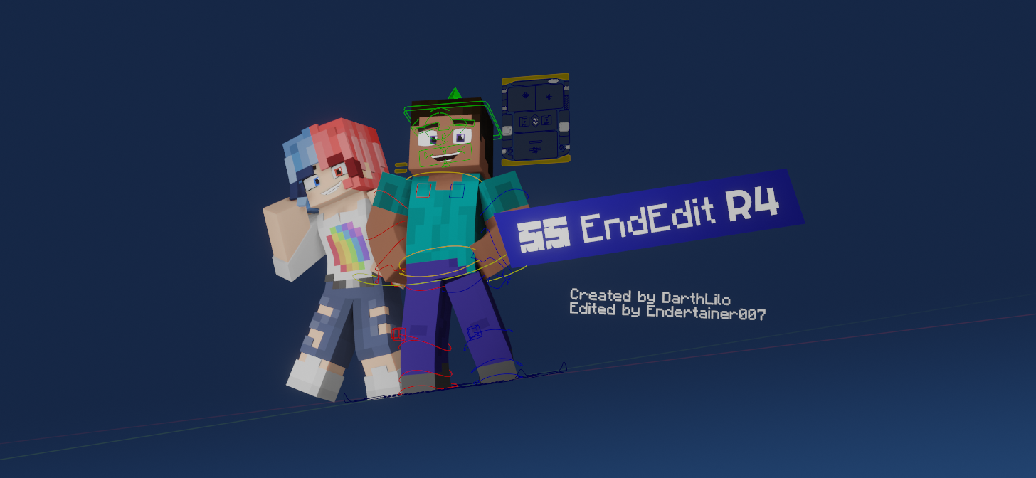 SS EndEdit Advanced Free Minecraft Blender Rig -