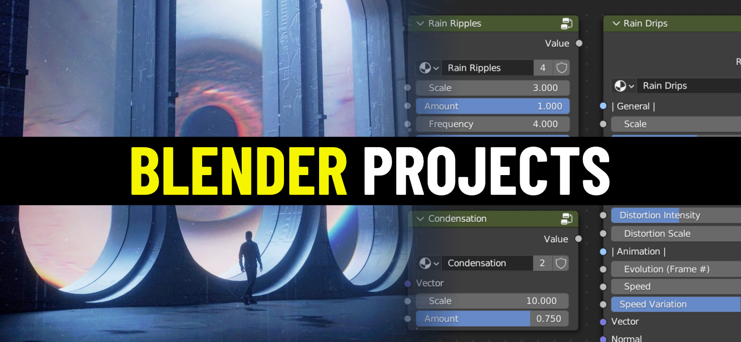 Lighting Tips, Procedural Rain and Other Cool Blender Projects! -  BlenderNation