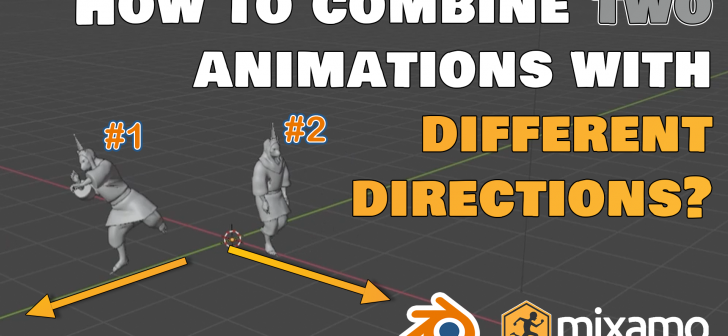 Changing directions between multiple Mixamo animation clips in Blender NLA  - BlenderNation
