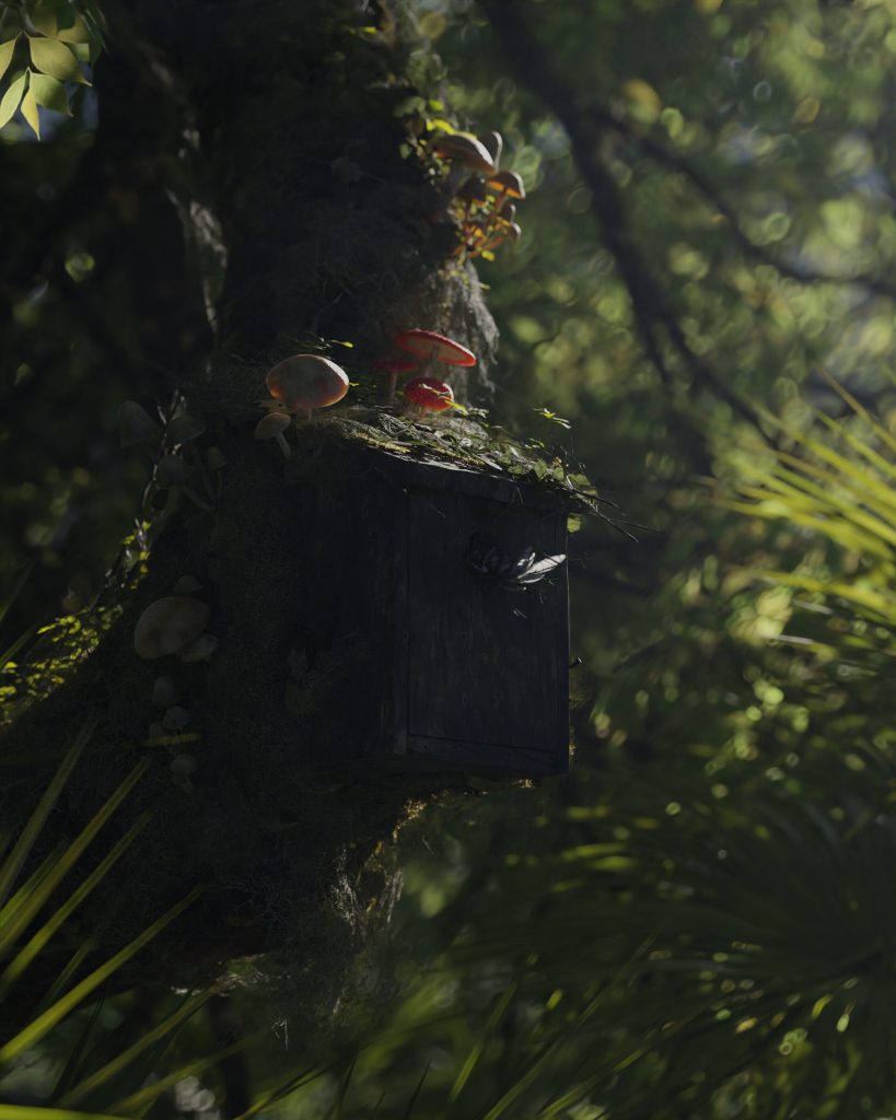 Raw render straight out of Blender