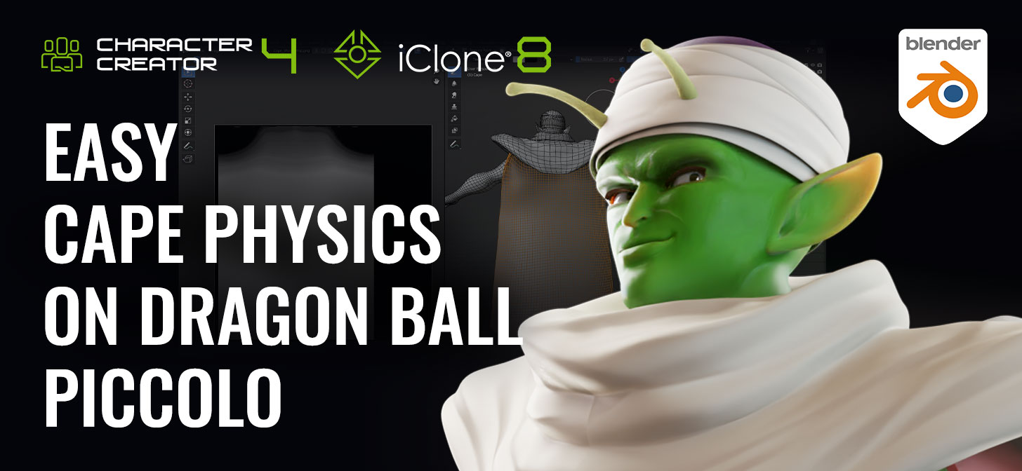 [advertorial] Straightforward Cape Physics on Dragon Ball Piccolo | Free Blender Addon & Character Creator [promoted]