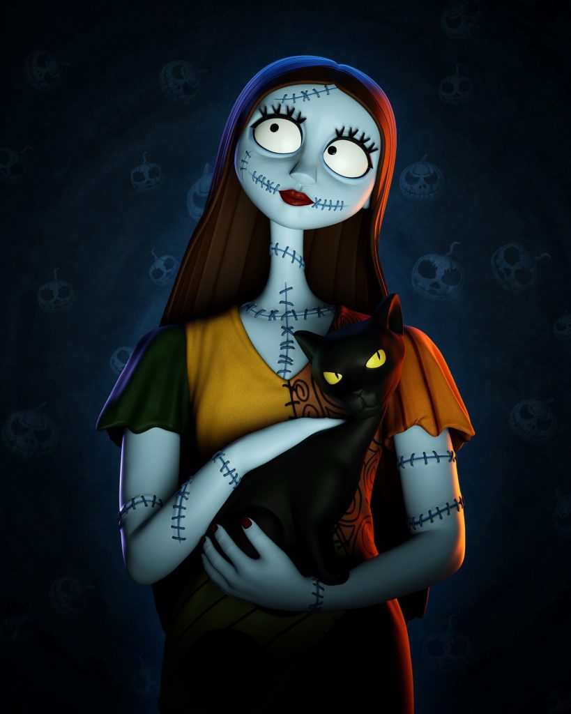 Sally & Black Cat