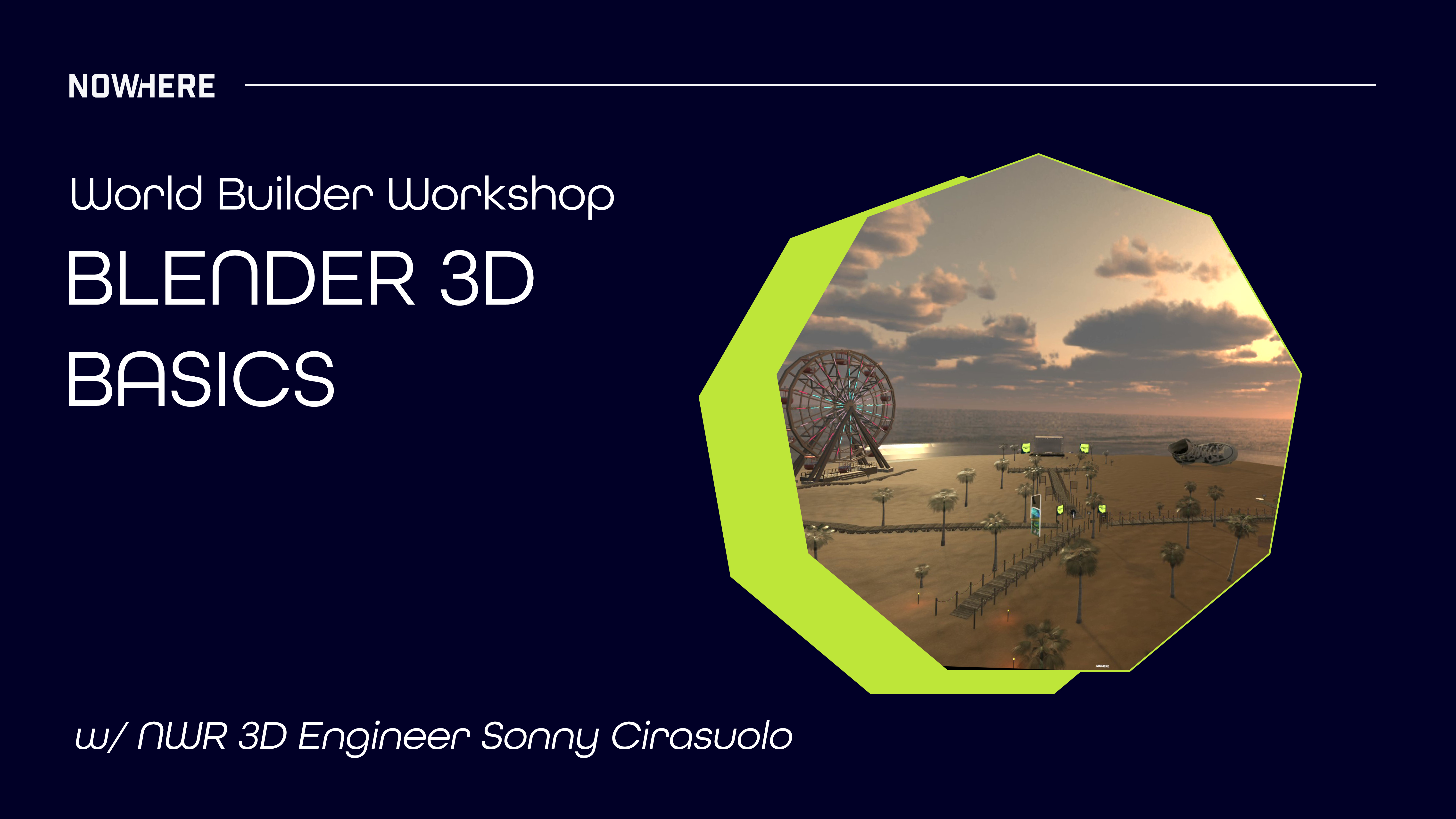 3D World Building Workshop, May 24 - BlenderNation