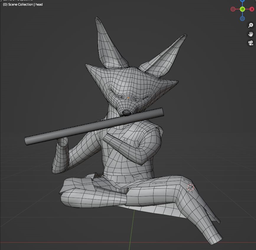 Behind the Scenes Kitsune BlenderNation