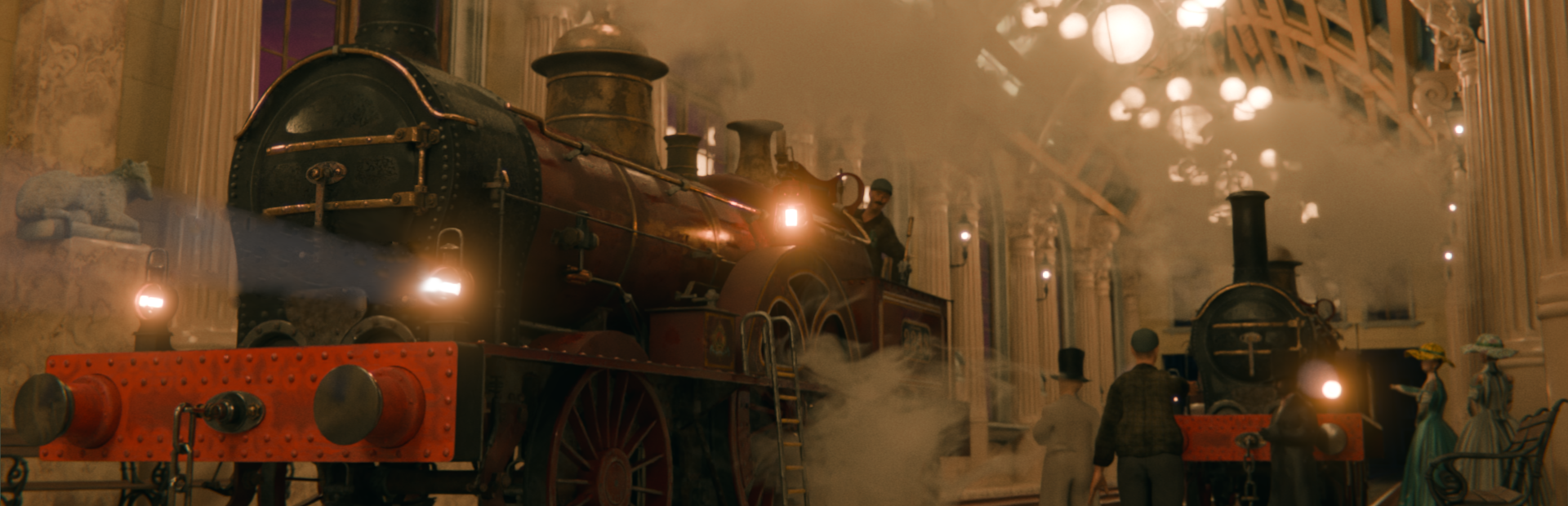 Unscheduled Stop - Bloomer steam locomotive
