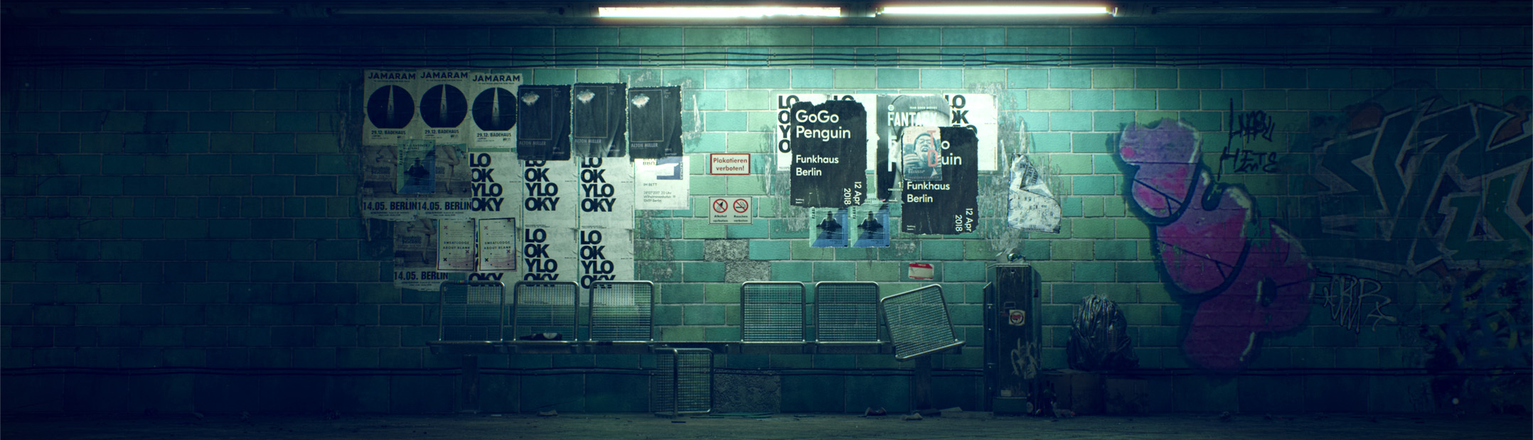 Subway-Station, Alexanderplatz, Berlin