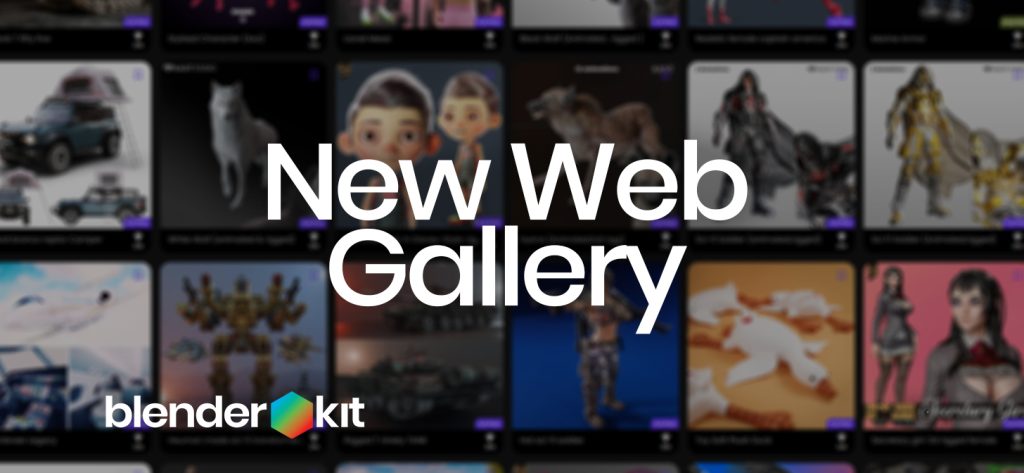 BlenderKit New Web Gallery