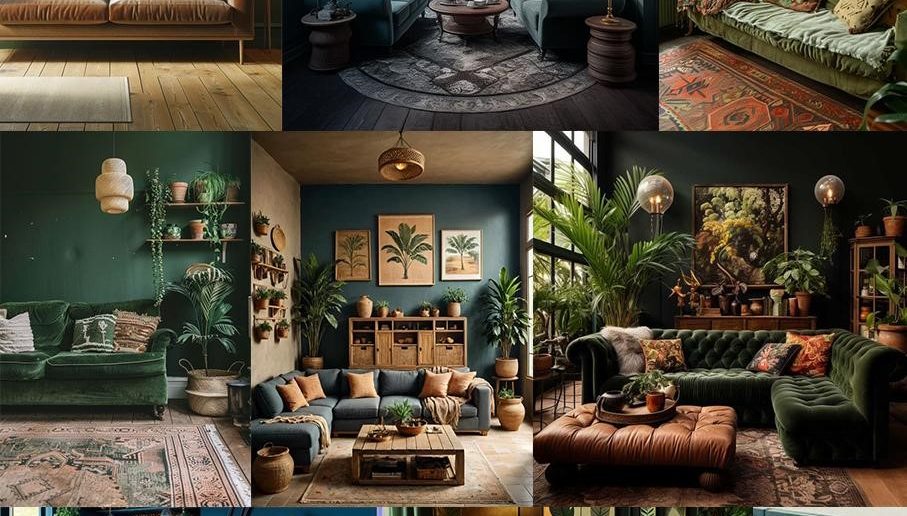 Green boho