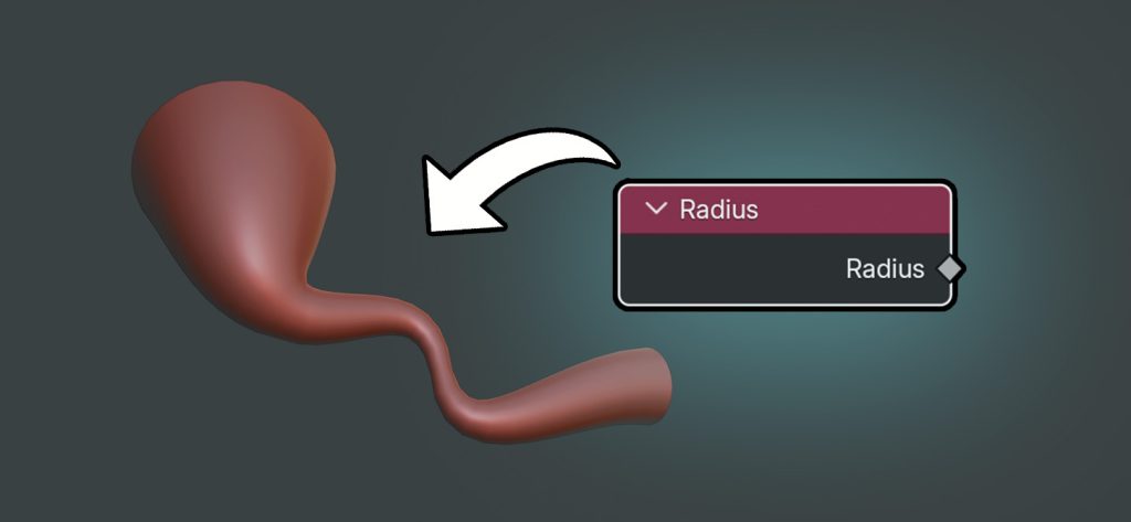 Geo Nodes Quick Tip: How to Scale The Radius of a Curve in Blender ...