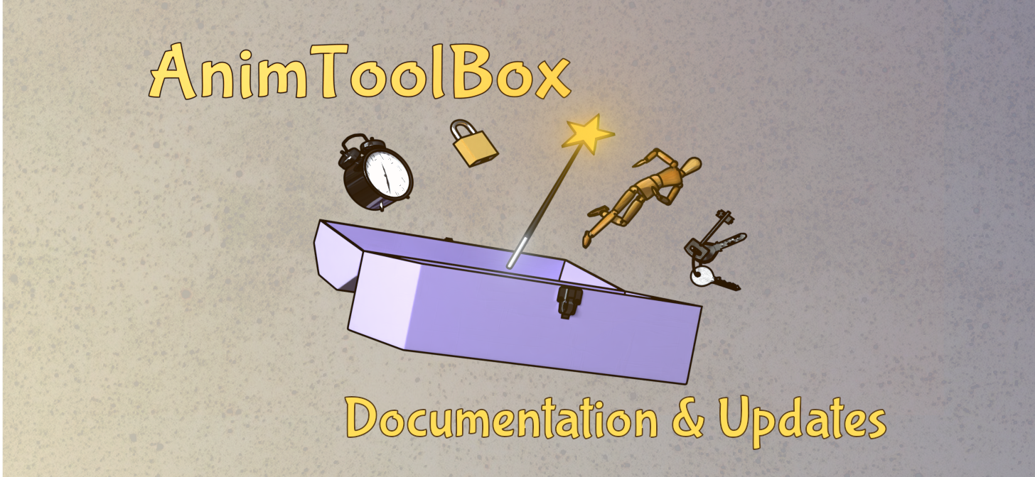 A blue toolbox with a yellow star and various animated icons floating above it.