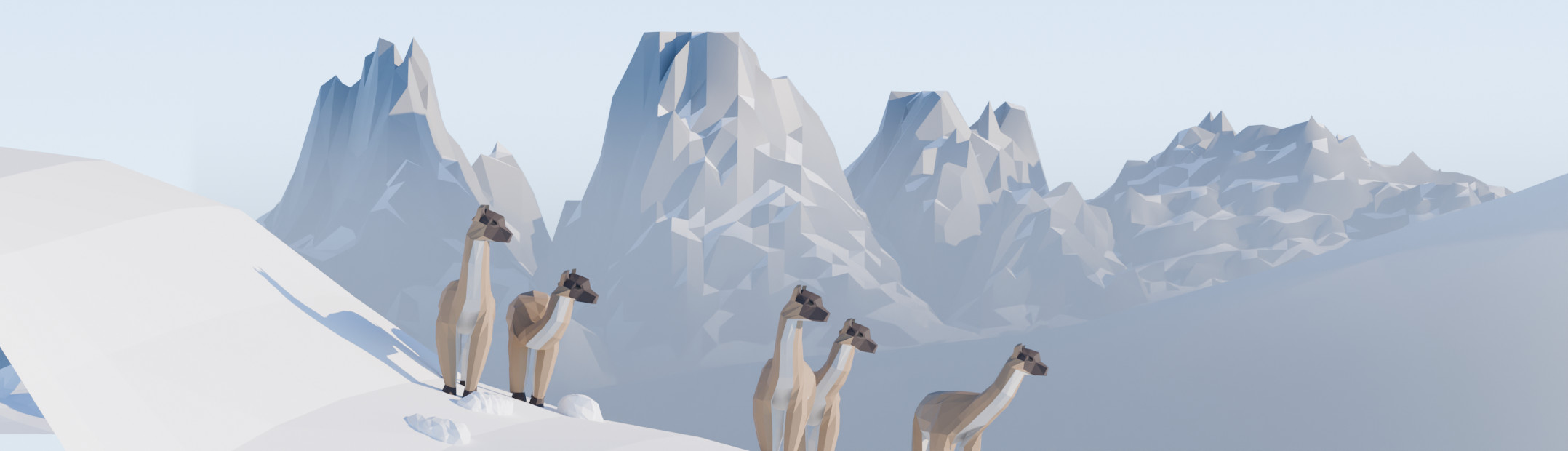 llama Conference Lowpoly Recreation
