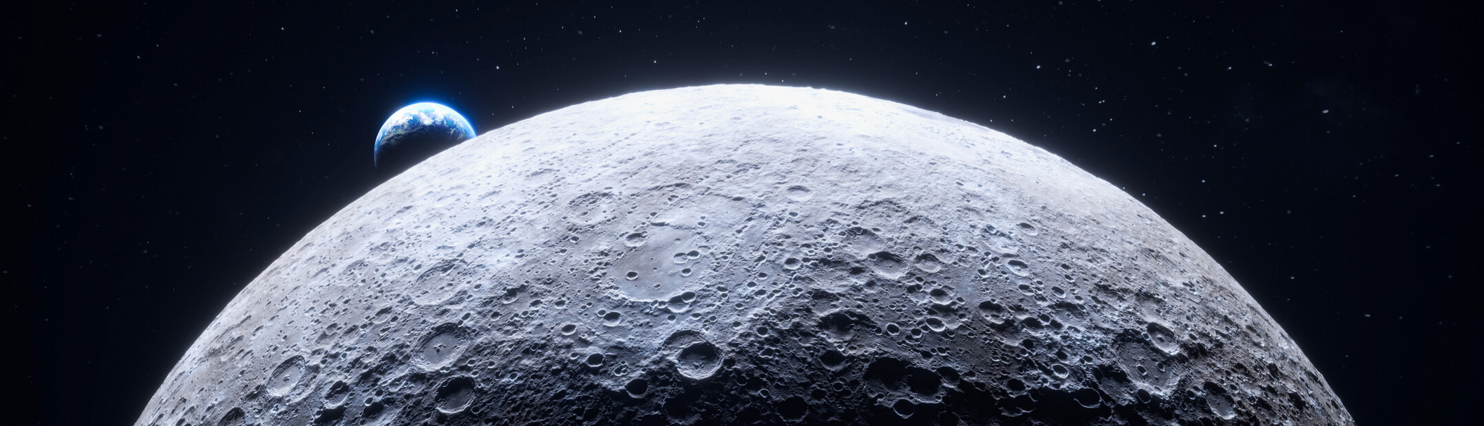 Earthset From the Lunar Far Side